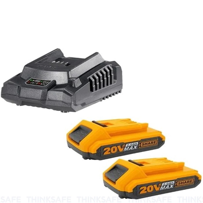 Pin INGCO FBLI20011 Lithium-ion 20V/2Ah cho máy Ingco - Dung lượng 2.0Ah - Thinksafe