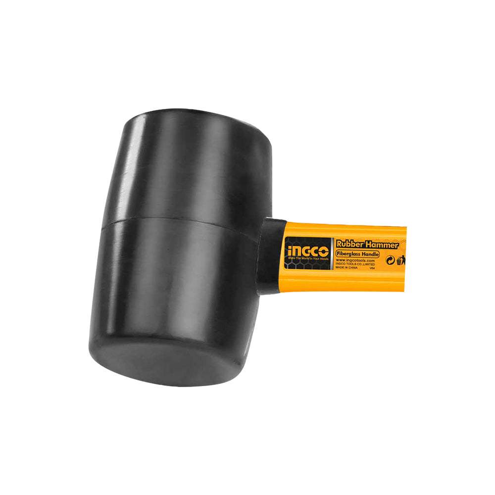 Búa Cao Su Đen INGCO HRUH8208 - Đầu Nặng 220g 450g - Thinksafe
