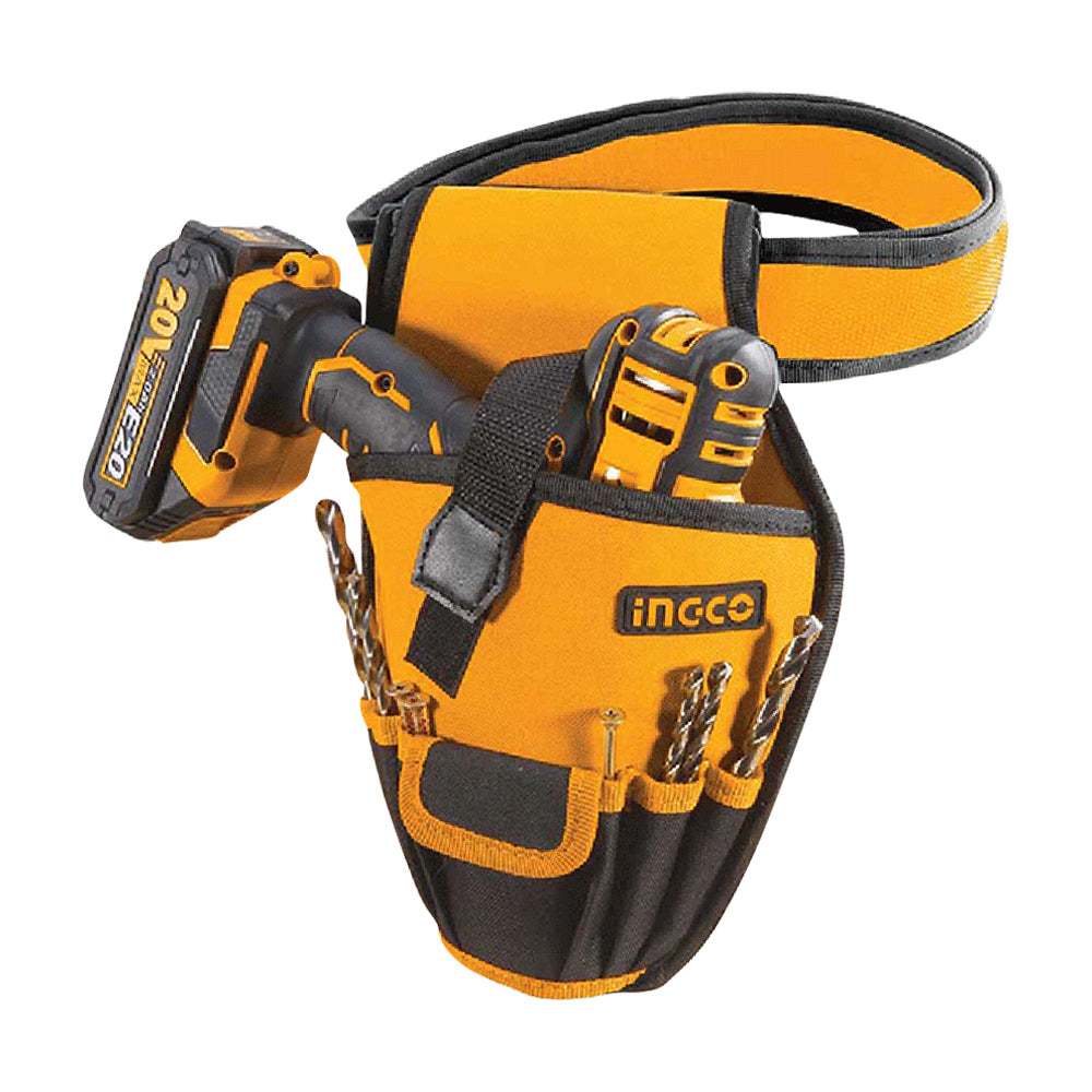Túi đeo lưng đựng đồ nghề 8kg INGCO HTBP03011 Polyeste 600D - Chứa máy khoan pin, mũi khoan và mũi vít Thinksafe