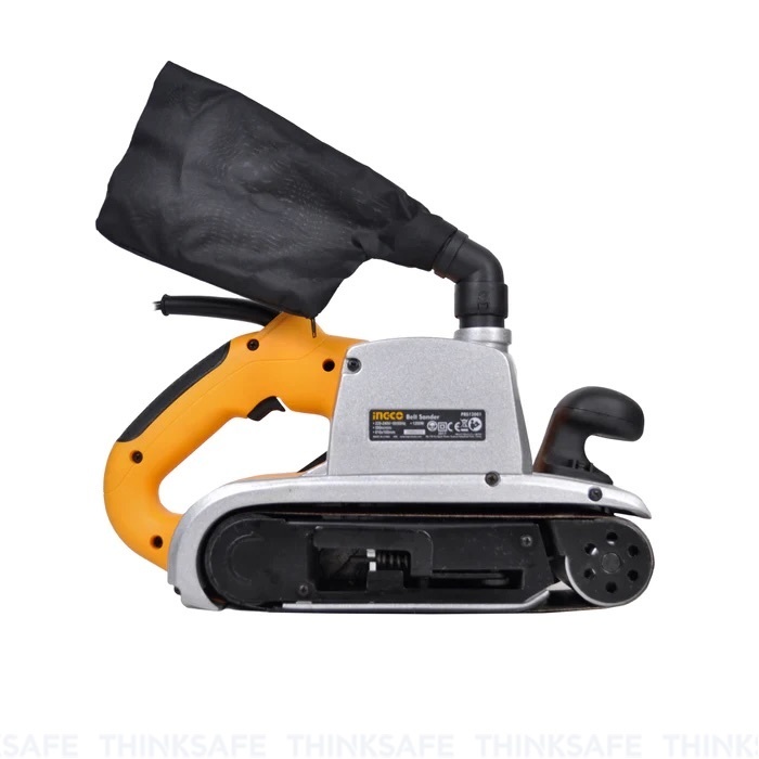 Máy chà nhám INGCO PBS12001 1200W, Tốc độ 500m/phút, Kích thước 610x100mm, Kèm 1 dây nhám - Thinksafe