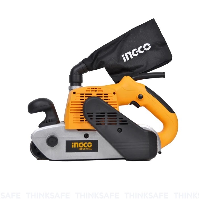 Máy chà nhám INGCO PBS12001 1200W, Tốc độ 500m/phút, Kích thước 610x100mm, Kèm 1 dây nhám - Thinksafe