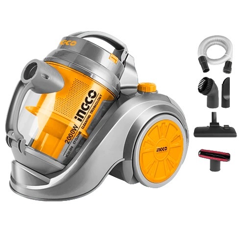 Máy hút bụi INGCO VC20258 2000W, Motor dây đồng, Công suất hút 260~330W, Sơn tĩnh điện, Dung tích 2.5L - Thinksafe