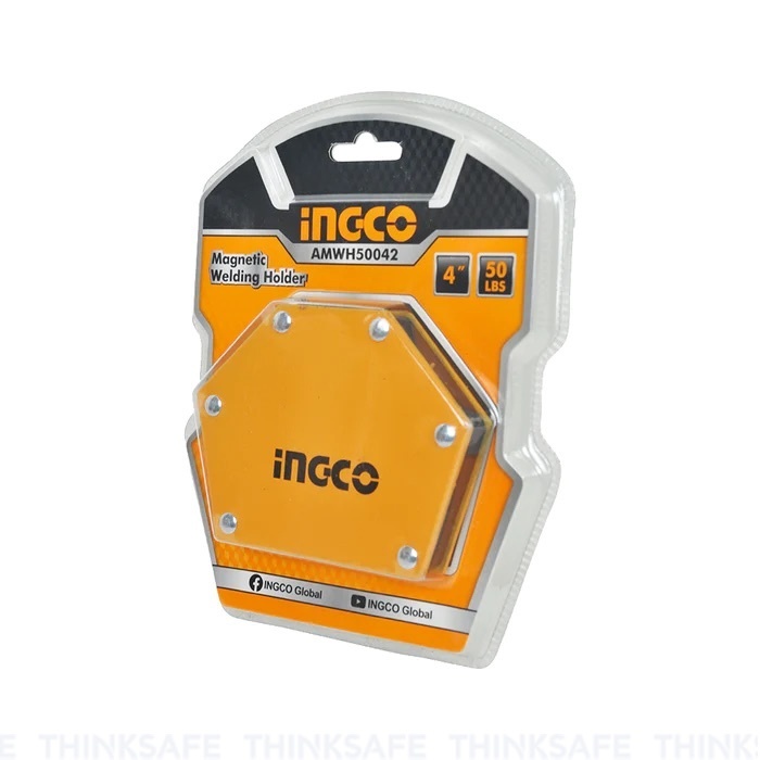 Ke góc nam châm lục giác INGCO AMWH50042, Lực hít 50 Lbs, Kích thước 4