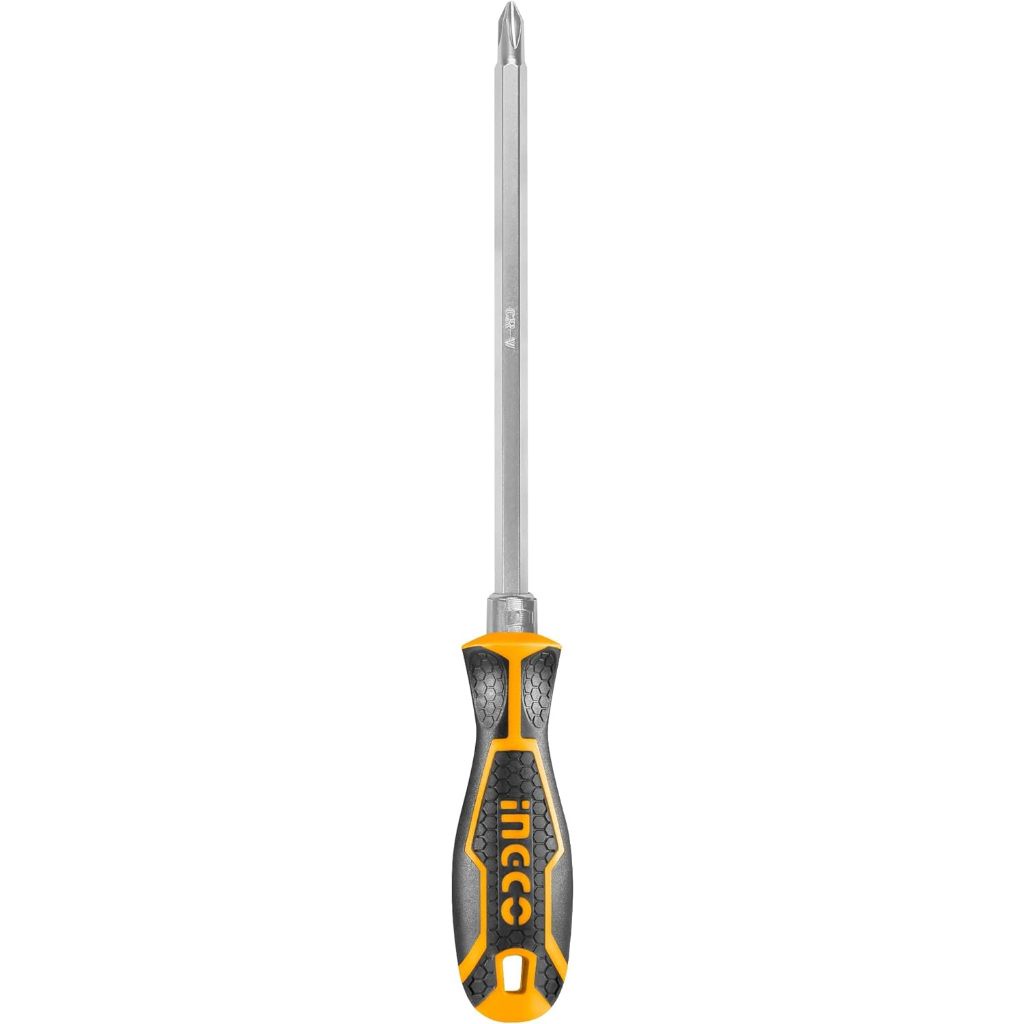 Tua vít 2 đầu INGCO AKISD0201 có từ tính, kích thước 6.35 x160mm, mũi PH2 và SL6, Tay cầm đổi đầu - Thinksafe.