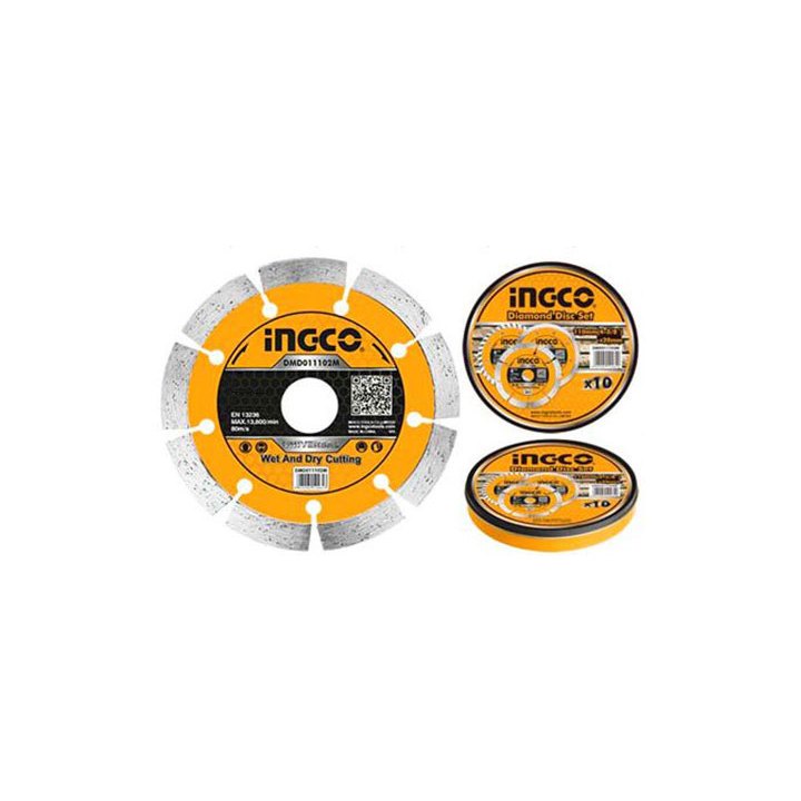 Đĩa cắt nhựa đường INGCO DMD064051, Kích thước 405mm x 25.4mm, Độ rộng lưỡi 10mm, Hợp kim trên lưỡi được hàn bằng laser