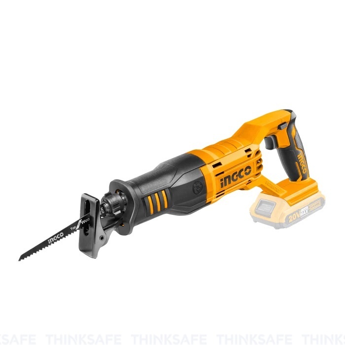 Máy cưa kiếm pin 20V INGCO CRSLI1151, Tốc độ 0-3200/min, Cắt gỗ và kim loại (Không kèm pin và sạc) - Thinksafe