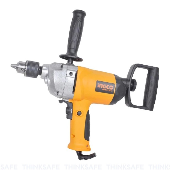 Máy trộn sơn INGCO MX11001-1 công suất 1100W tốc độ không tải 0-550rpm nhông hộp số bằng nhôm hợp kim - Thinksafe