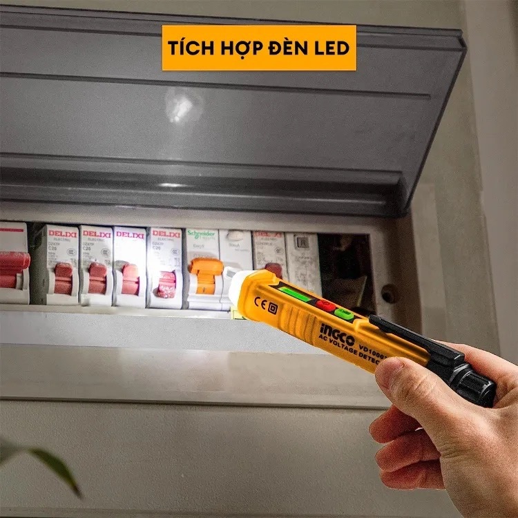 Đầu dò điện AC INGCO VD10003 - Tương thích với Điện áp AC từ 12V đến 1000V, Tần số 50/60Hz - Thinksafe