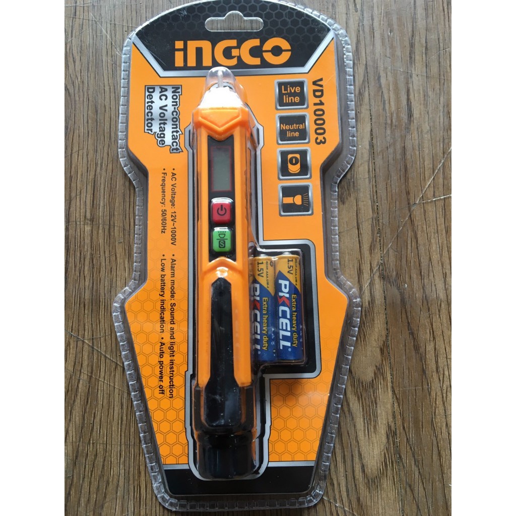 Đầu dò điện AC INGCO VD10003 - Tương thích với Điện áp AC từ 12V đến 1000V, Tần số 50/60Hz - Thinksafe