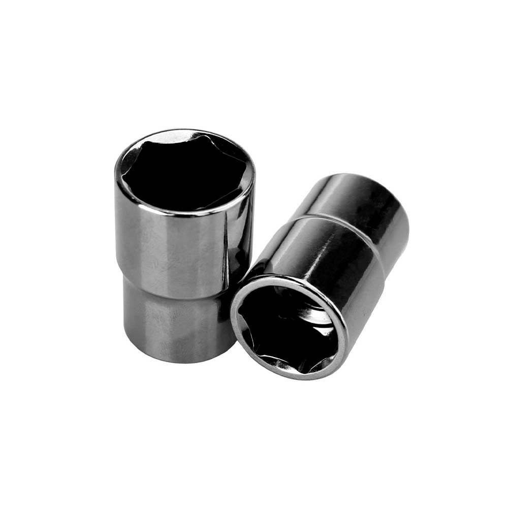 Đầu tuýp INGCO kích thước 1/2 inch, chiều dài 8 - 16 mm, đầu khẩu chất liệu 50BV30 chịu nhiệt, mạ Niken đen- Thinksafe
