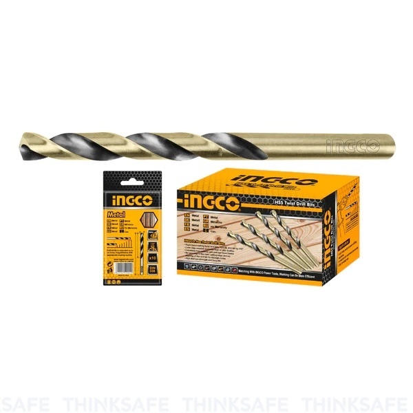 Mũi khoan bê tông đuôi trơn INGCO kích thước 6mm - 16mm, chất liệu thép cao cấp khoan gỗ, khoan sắt, bê tông - Thinksafe