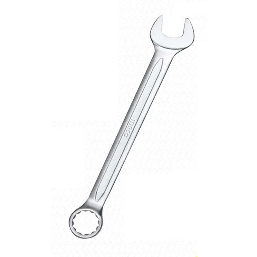 Cờ lê vòng miệng INGCO kích thước 6-32mm, chiều dài đa dạng, chất liệu thép Crv mạ Chrome, sơn bóng mờ - Thinksafe
