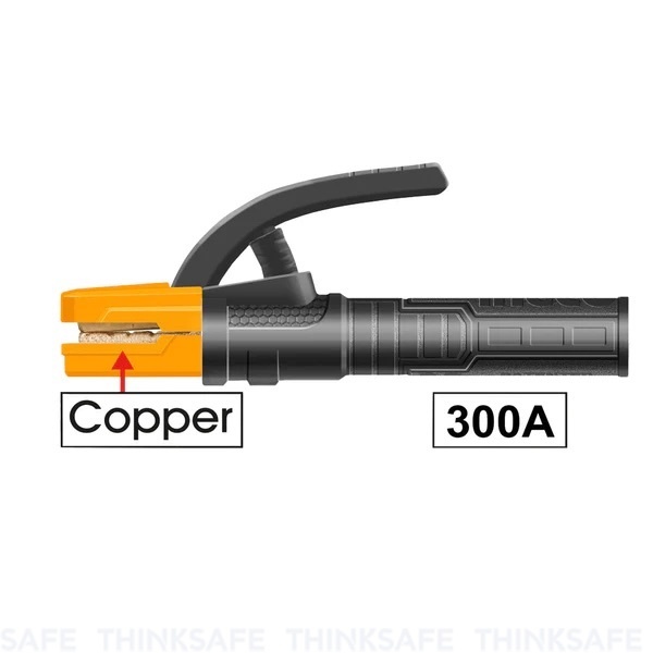 Kìm hàn 300A INGCO WAH3008 Thiết kế kiểu dáng mới, Dòng điện định mức 300A, Phù hợp máy hàn MMA Total 40/T - Thinksafe