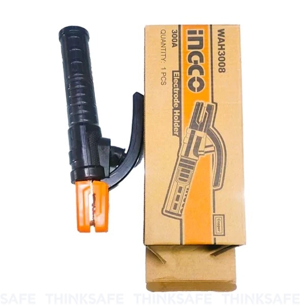 Kìm hàn 300A INGCO WAH3008 Thiết kế kiểu dáng mới, Dòng điện định mức 300A, Phù hợp máy hàn MMA Total 40/T - Thinksafe