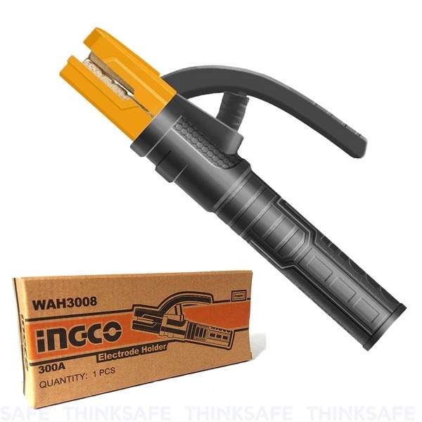 Kìm hàn 300A INGCO WAH3008 Thiết kế kiểu dáng mới, Dòng điện định mức 300A, Phù hợp máy hàn MMA Total 40/T - Thinksafe
