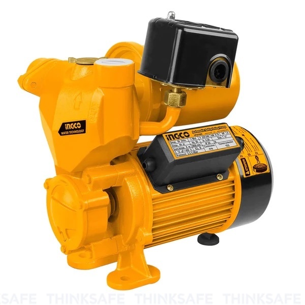 Máy bơm phun tự động INGCO JPT07508 220-240V, tần số 50Hz, Công suất 750W, Độ hút sâu 9m, Lưu lượng 60L/p - Thinksafe