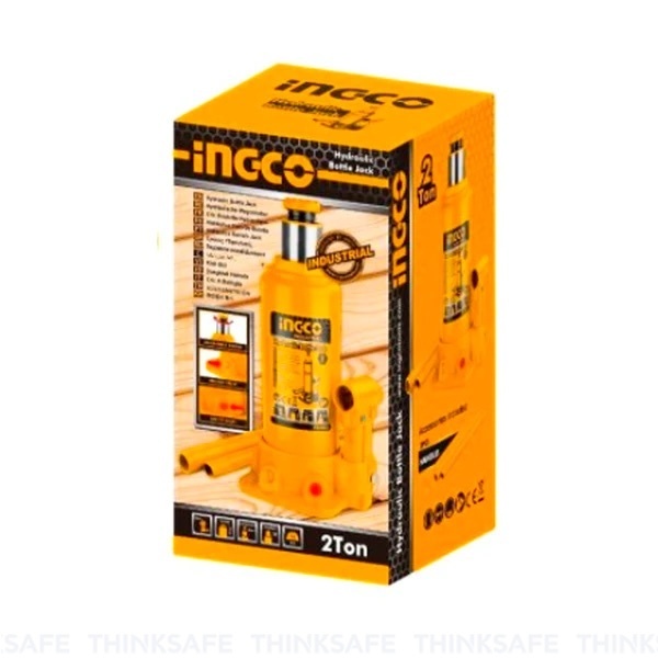 Con đội thủy lực INGCO 12 tấn tới 50 tấn, có van an toàn, chiều cao tối thiểu 230mm Kích đội chính hãng - Thinksafe