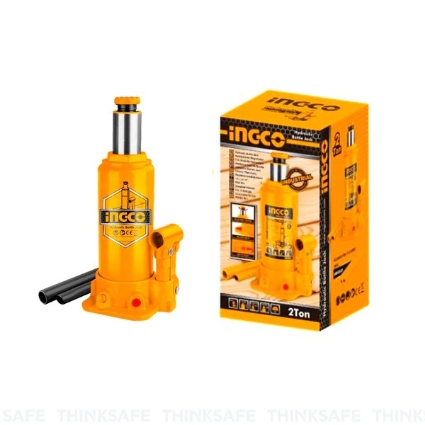 Con đội thủy lực INGCO 12 tấn tới 50 tấn, có van an toàn, chiều cao tối thiểu 230mm Kích đội chính hãng - Thinksafe