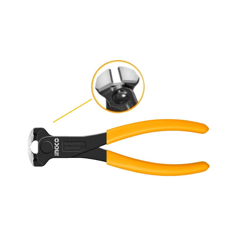 Kìm cắt cáp điện INGCO HECP02160 6 inch/160mm Thép Cr-V đen bóng - Thinksafe