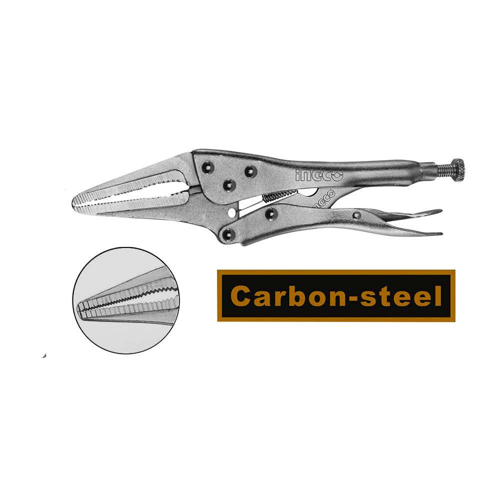 Kìm bấm mỏ 9 inch INGCO HLNP0209 Thép Carbon HRC38-48 Mạ Niken - Thinksafe