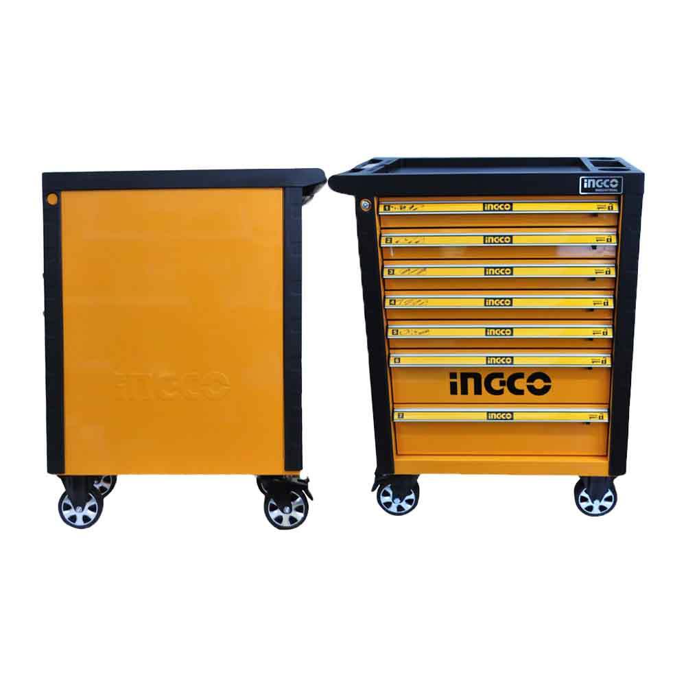 Bộ 162 công cụ tủ kéo 4 ngăn INGCO HTCS271621 Bộ đồ nghề 765x465x812mm Đầu vặn, đầu tuýp, tua vít, cờ lê - Thinksafe