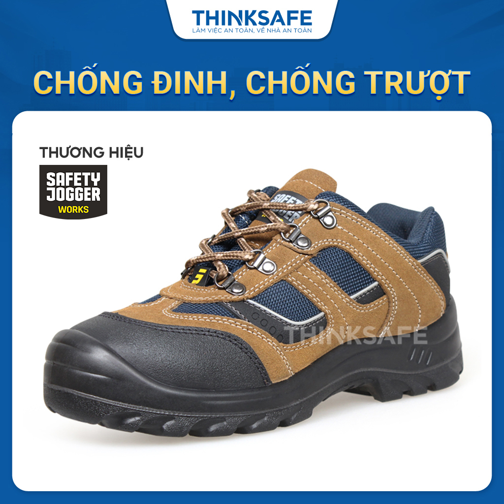 Giày bảo hộ Jogger X2020 da lộn chống đinh chống trượt thoáng khí Giày công trình chính hãng - THINKSAFE