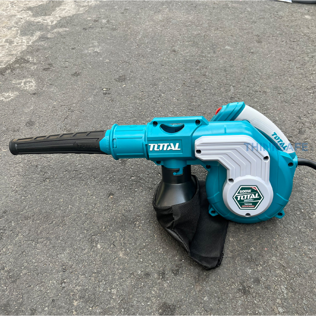 Máy thổi hút bụi Total TB2086 công suất 800W tốc độ thay đổi tặng kèm 1 túi chứa bụi 1 ống và 2 vòi hút bụi - Thinksafe