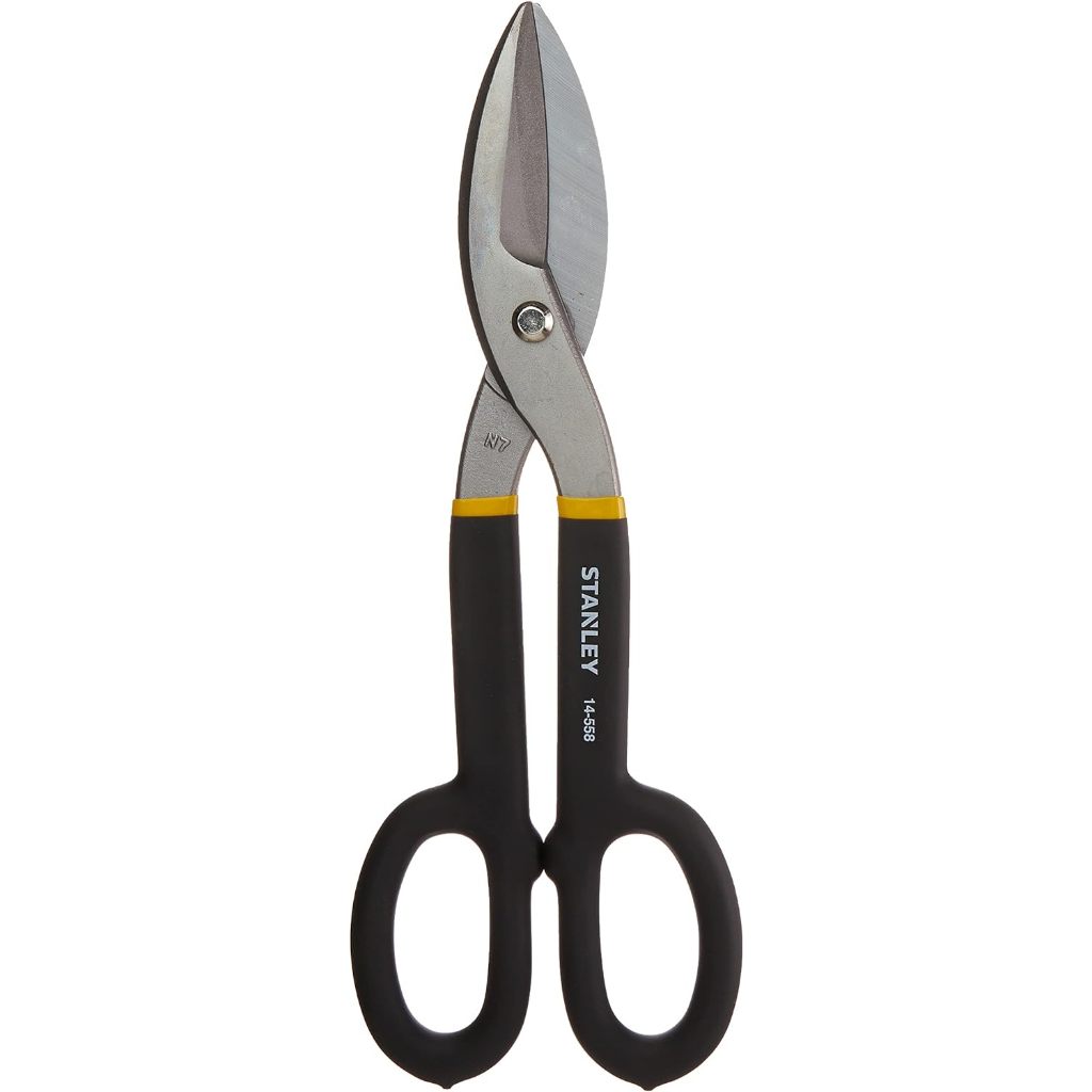 Kéo cắt tôn maxsteel Stanley 14-556,14-558 kích thước 255mm và 300mm, khả năng cắt tôn, kẽm, đồng, inox - Thinksafe