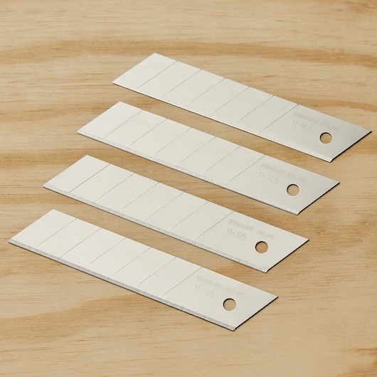 Lưỡi dao rọc cáp thẳng 11-325 (10lưỡi/hộp) chiều dài 140mm thép hợp kim cao cấp, chịu lực tốt Dao rọc giấy - THINKSAFE
