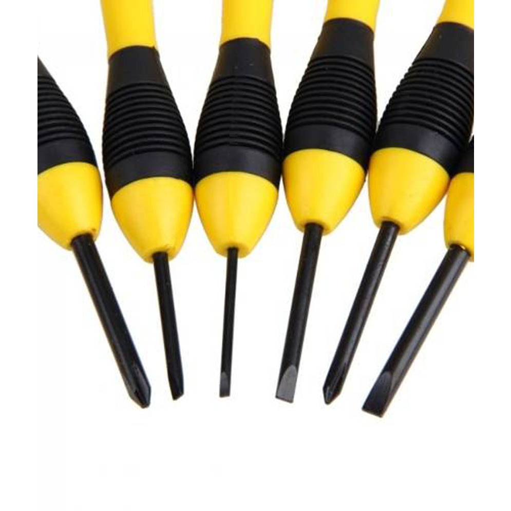 Bộ Tua vít Stanley STHT66052-8 gồm 6 cây, thiết kế nhỏ gọn, chất liệu hợp kim siêu chắc, bền bỉ, bám tay, chống trượt