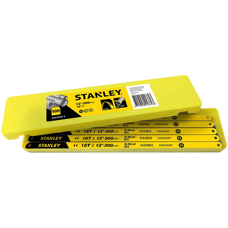 Lưỡi cưa sắt Stanley 20-297 cao cấp, hợp kim thép carbon siêu chắc, không cong vênh, bền bỉ - Thinksafe