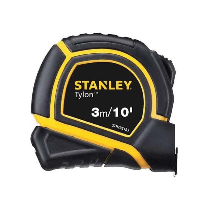 Thước cuộn 3 mét Stanley 36-193 thước kéo dài 3mx16mm thép chống rỉ, vỏ nhựa cao cấp - Thinksafe
