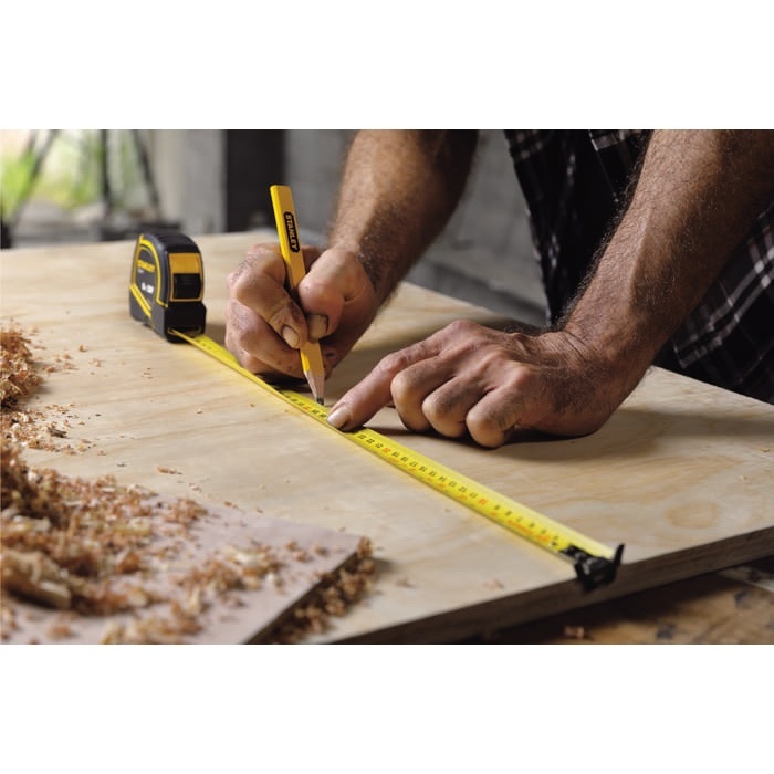 Thước cuộn 3 mét Stanley 36-193 thước kéo dài 3mx16mm thép chống rỉ, vỏ nhựa cao cấp - Thinksafe