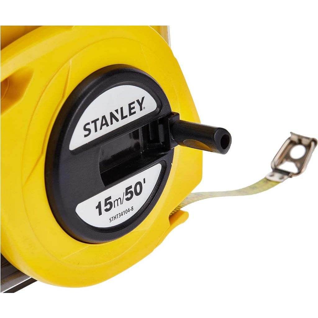 Thước cuộn thép 15m Stanley 34-104N thước dây thép chống rỉ, vỏ nhựa cao cấp - Thinksafe