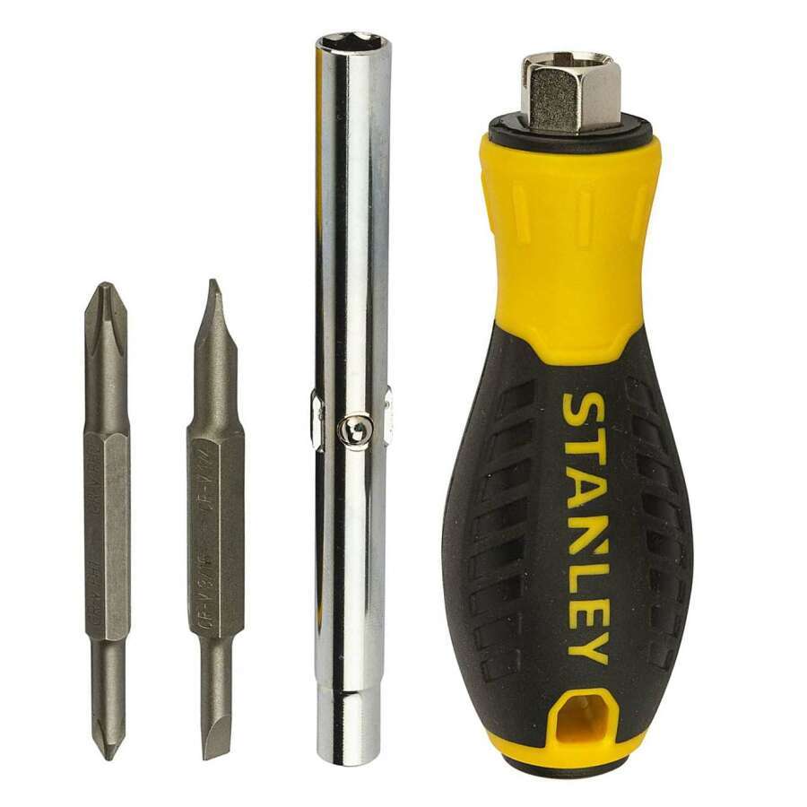 Tua vít đa năng Stanley 68-012 gồm 4 mũi vặn vít đầu bake, dẹp sử dụng sửa  chữa và lắp ráp máy móc - Thinksafe