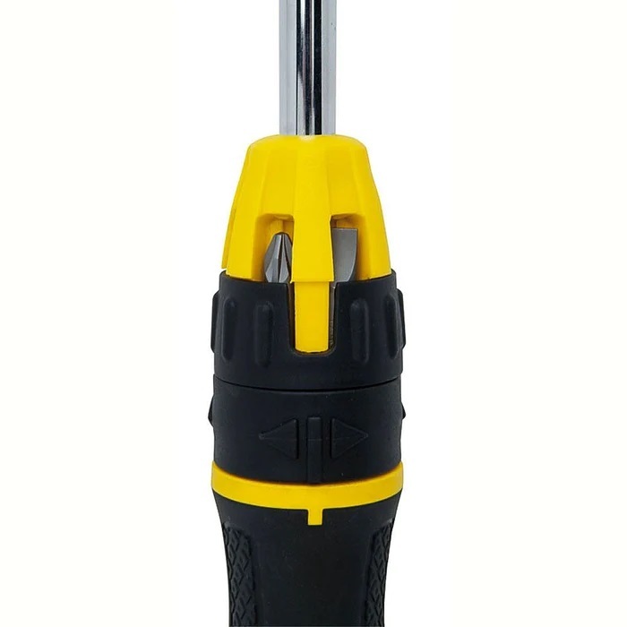 Tua vít đa năng Stanley 68-010 Tô vít tự động, có đảo chiều, gồm 10 mũi bắn vít, chất liệu thép chống gỉ - Thinksafe