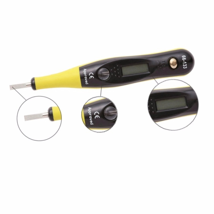 Bút thử điện điện tử Stanley 66-133 đo dòng điện điện, màn hình điện tử, thiết kế nhỏ gọn, an toàn và bền bỉ - Thinksafe