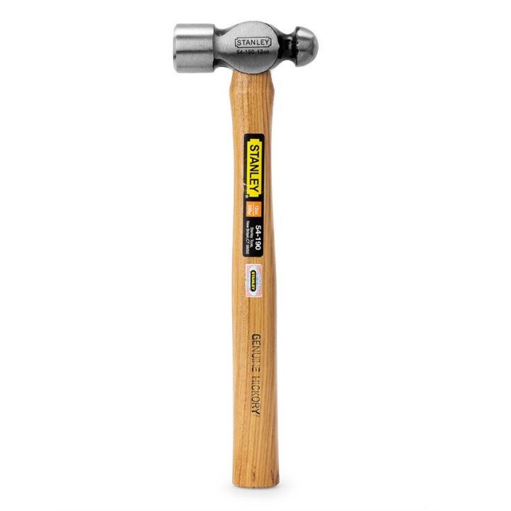 Búa đầu tròn cán gỗ Stanley chuyên dùng đóng, gõ dụng cụ, tán kim loại, nhiều khối lượng đầu búa và chiều dài khác nhau