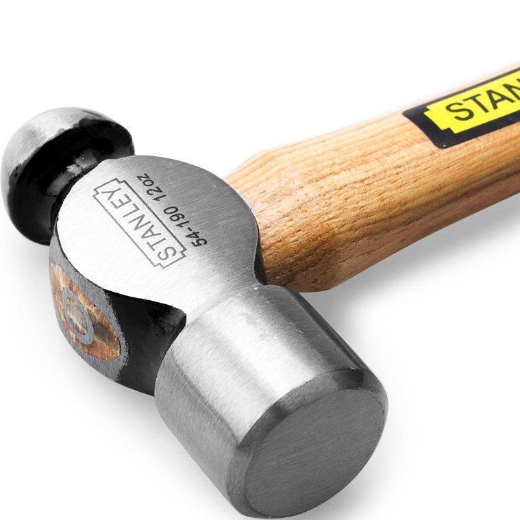 Búa đầu tròn cán gỗ Stanley chuyên dùng đóng, gõ dụng cụ, tán kim loại, nhiều khối lượng đầu búa và chiều dài khác nhau