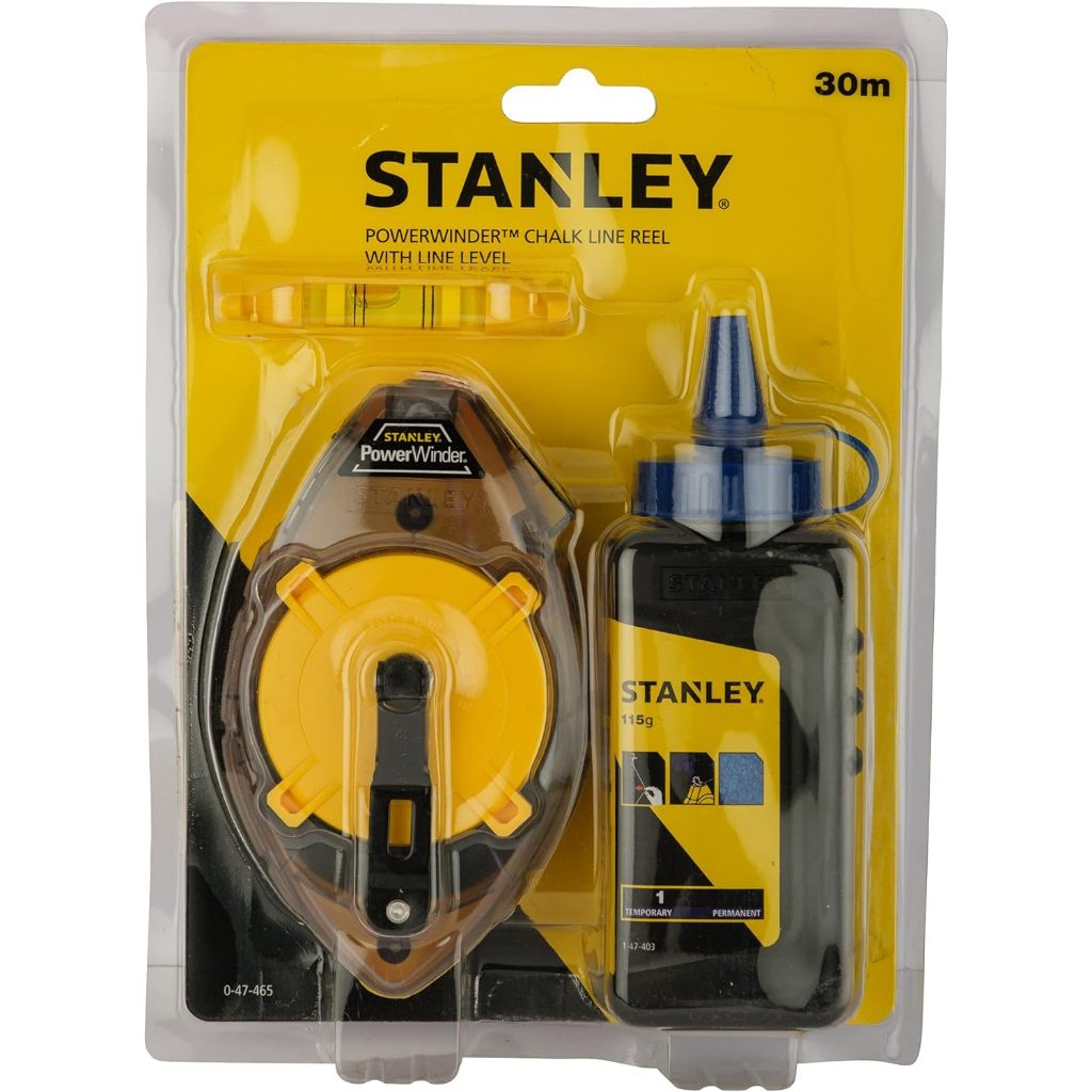 Bộ bật mực và hộp mực Stanley 47-465 dài 30m cao cấp, độ chính xác cao - Thinksafe