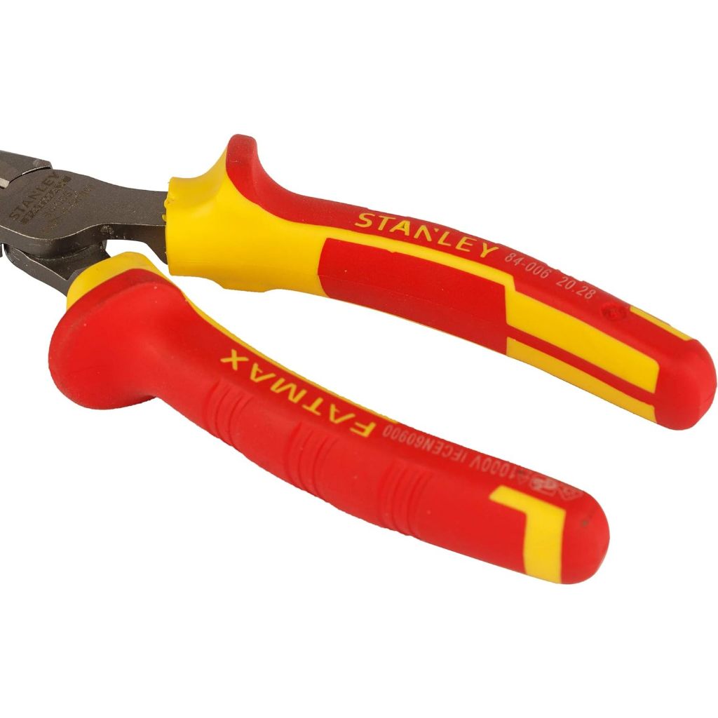 Kìm mỏ nhọn Stanley 6 và 8 inch VDE 1000V tay cầm bọc nhựa cách điện 1000V, chất liệu thép hợp kim cao cấp - Thinksafe