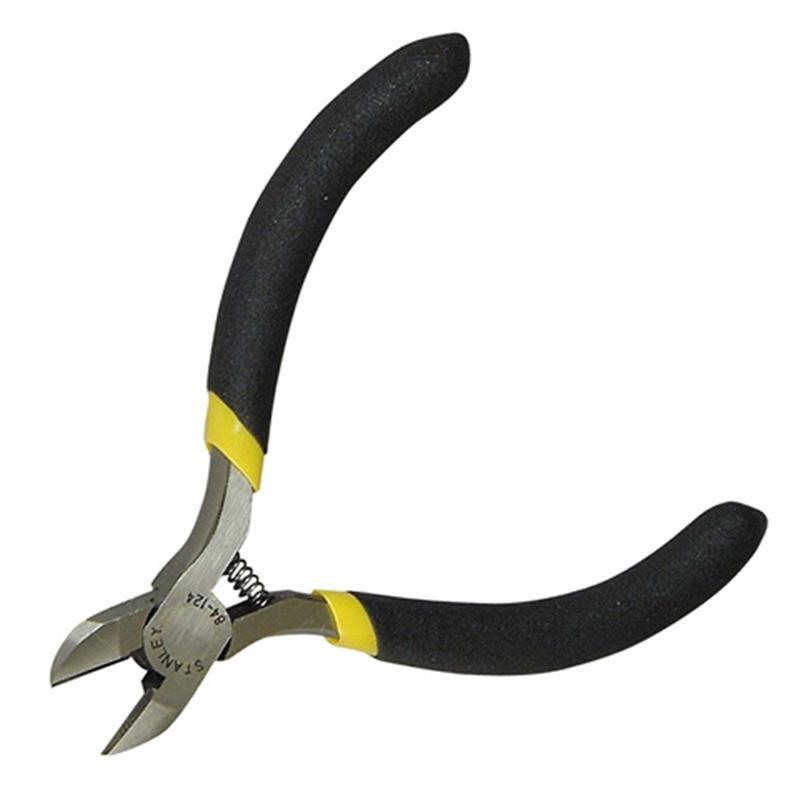 Kìm cắt Stanley 84-124 (102mm) và 84-105 (150mm) chất liệu thép, tay cầm bọc nhựa Kềm cắt chân linh kiện - Thinksafe