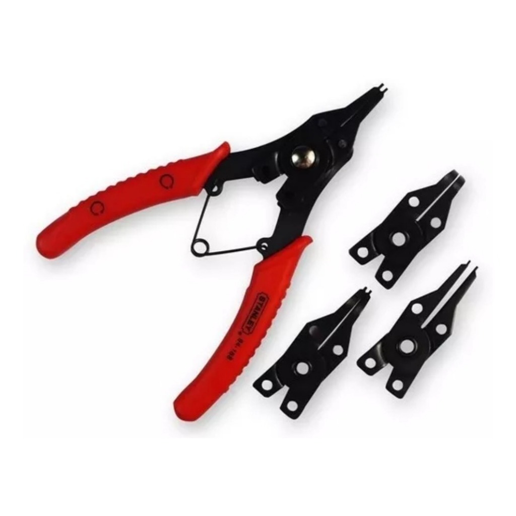 Kìm mở phe Stanley 84-168 gồm 4 đầu kích thước 152mm dùng để phanh trục và phanh lỗ trên xe ô tô, xe máy -Thinksafe