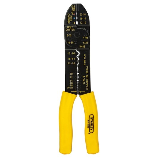 Kìm bấm cos Stanley 84-223-22 kích thước 9 inch (230mm), bấm được nhiều loại đầu cos Kiềm bấm cos đa năng - Thinksafe