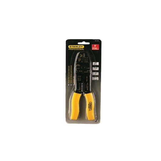 Kìm bấm cos Stanley 84-223-22 kích thước 9 inch (230mm), bấm được nhiều loại đầu cos Kiềm bấm cos đa năng - Thinksafe