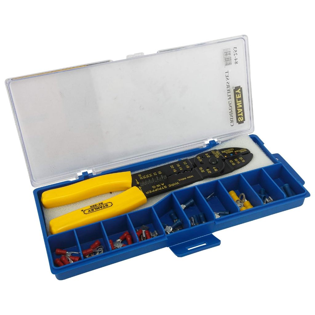 Bộ kìm bấm cos 9in/230mm Stanley 84-253 hợp kim cứng chịu nhiệt tốt, chống gỉ sét Kìm tuốt dây - Thinksafe