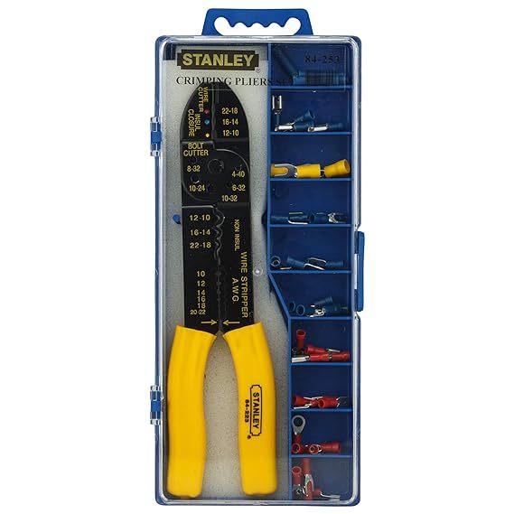 Bộ kìm bấm cos 9in/230mm Stanley 84-253 hợp kim cứng chịu nhiệt tốt, chống gỉ sét Kìm tuốt dây - Thinksafe