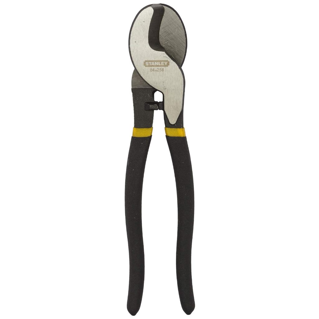 Kìm cắt cáp Stanley 84-258 10 inch (25cm), đường kính cắt 60mm², tay cầm bọc nhựa mềm Kìm cắt cáp điện - Thinksafe