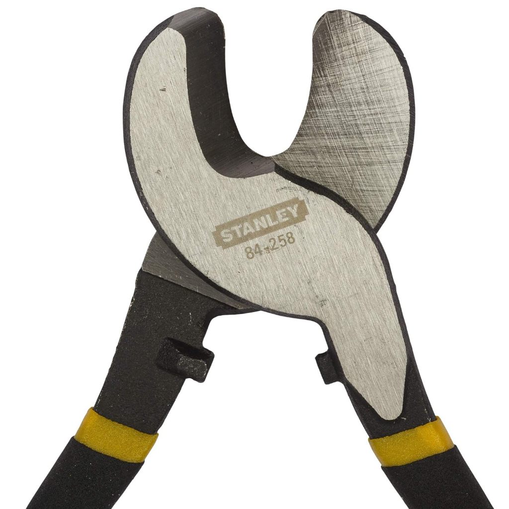 Kìm cắt cáp Stanley 84-258 10 inch (25cm), đường kính cắt 60mm², tay cầm bọc nhựa mềm Kìm cắt cáp điện - Thinksafe