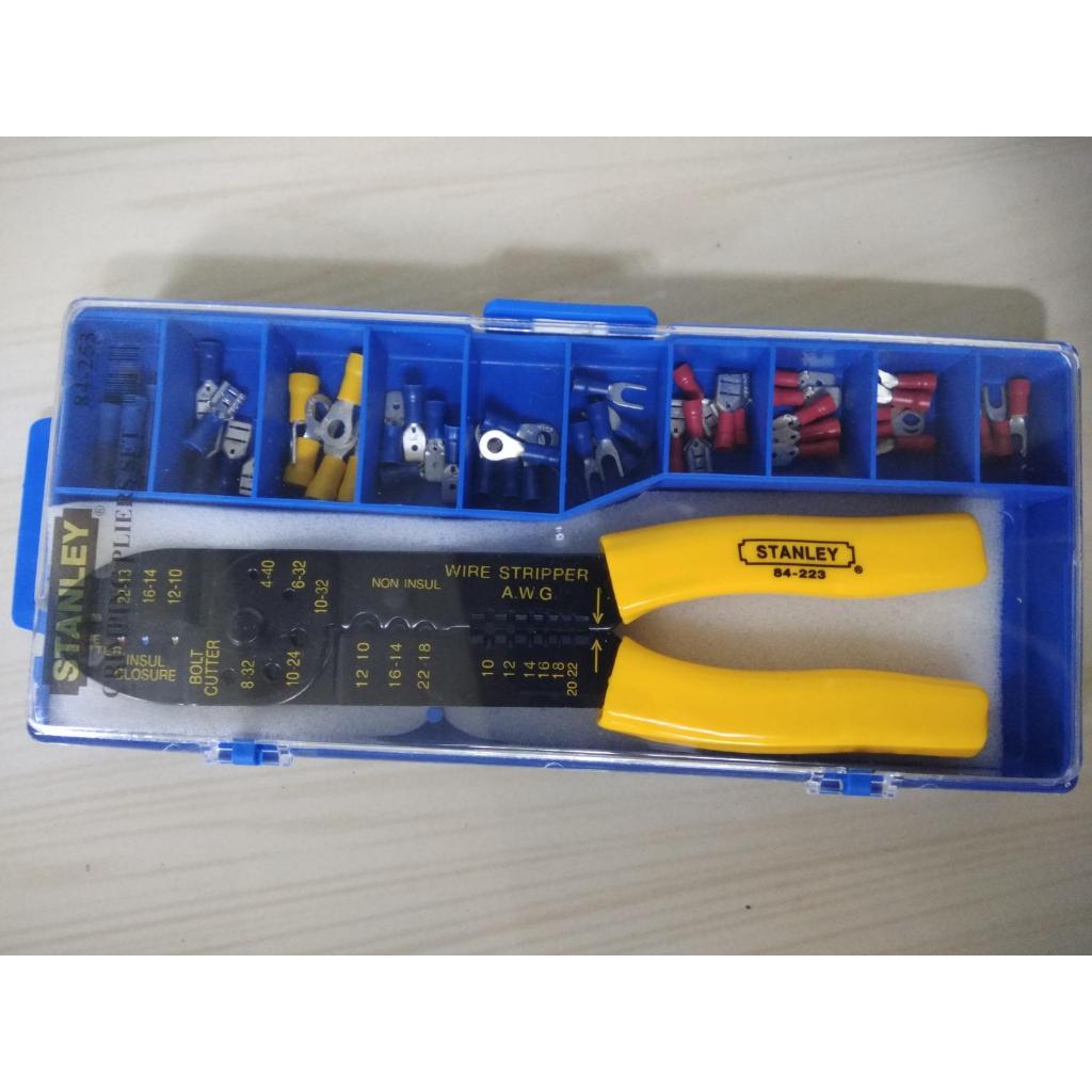 Bộ kìm bấm cos 9in/230mm Stanley 84-253 hợp kim cứng chịu nhiệt tốt, chống gỉ sét Kìm tuốt dây - Thinksafe